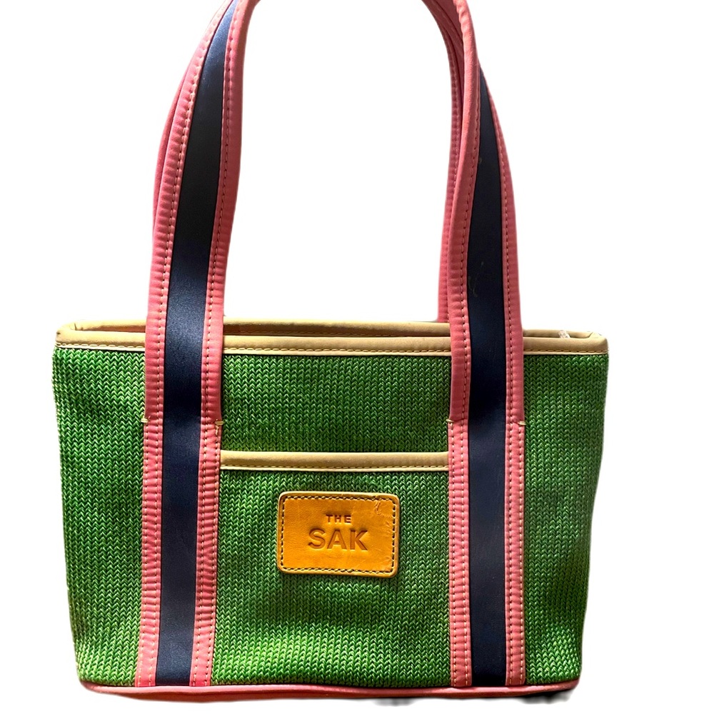 The Sak knit hand bag